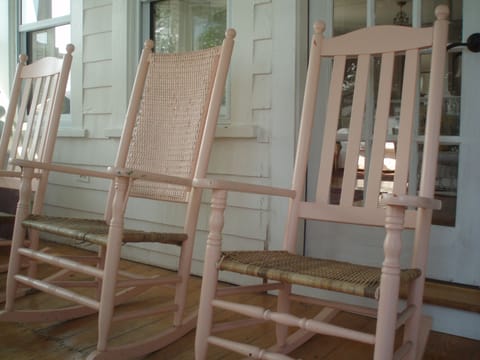 Take in the warm Sea Breeze as you rock on the Front Porch with a cool drink