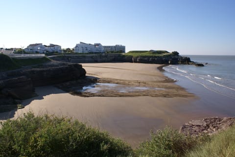 On the beach