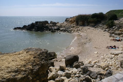 On the beach