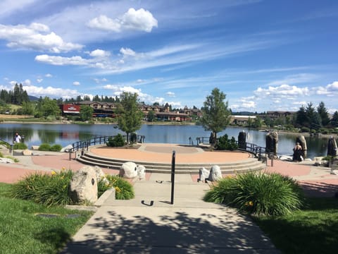 Stage at Riverstone Park, location of Summer Concert Series.