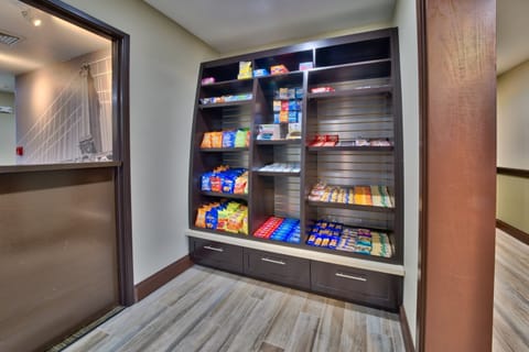 Purchase a snack at the on-site pantry.