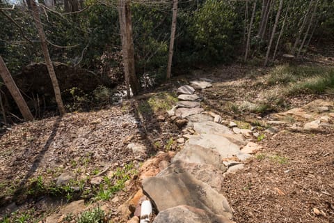 Path to the adjacent creek