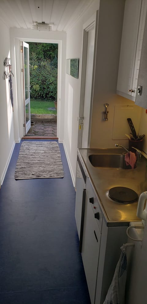 Looking out from kitchen 