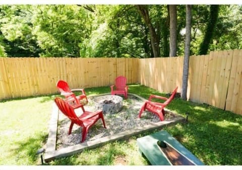 Enjoy evening campfire with weenies and s'mores.