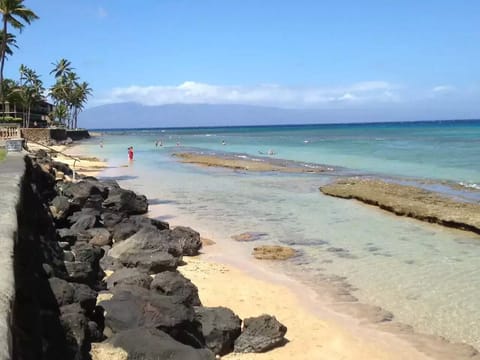 Beach nearby, sun loungers, beach towels