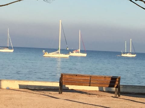 On the beach