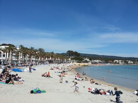 On the beach