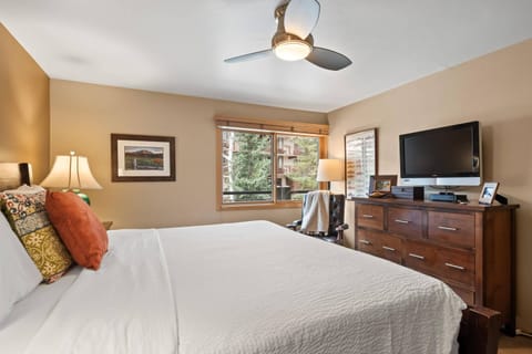 One of two master bedrooms