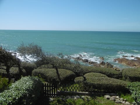 Beach nearby, sun loungers