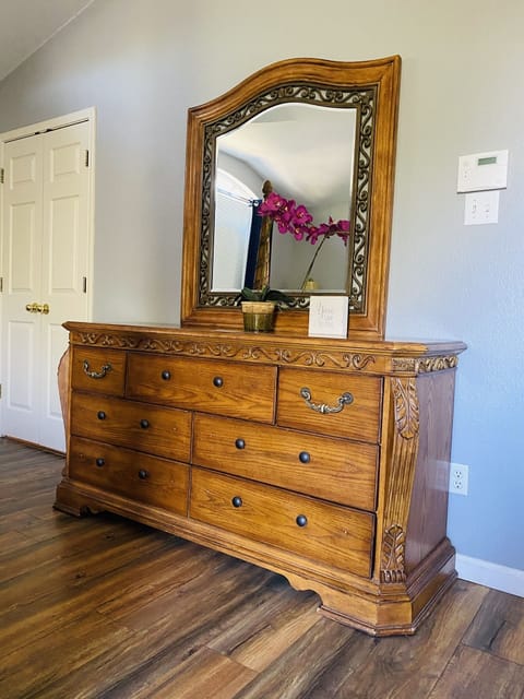 Dresser in master bedroom 