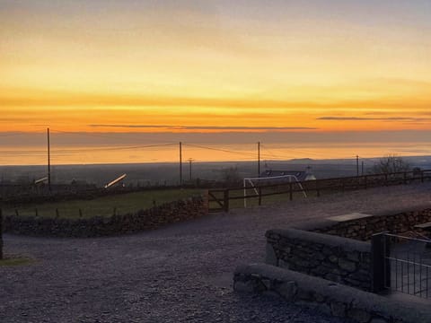 There are fields surrounding the cottage with one containing a goal to keep your little ones entertained | Beudy Bach, Cilgwyn, near Caernarfon