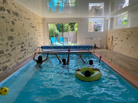 Indoor pool, a heated pool