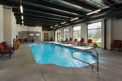 Indoor pool, a heated pool