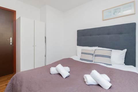 Cozy bedroom in the apartment. 