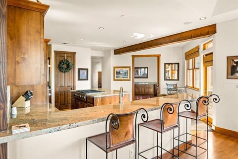 Your fully-equipped main floor kitchen