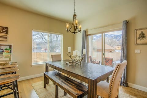 And walkout access to the backyard