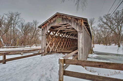 The famous Cedarburg Covered Bridge is only 4 miles away.