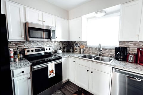 Fully stocked kitchen