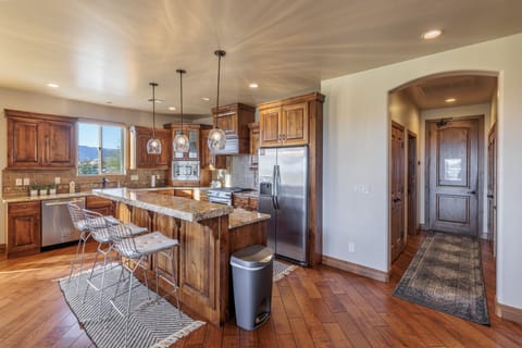Garage Entrance and Kitchen