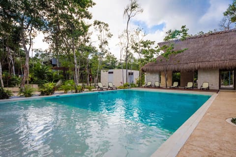 Indoor pool, outdoor pool