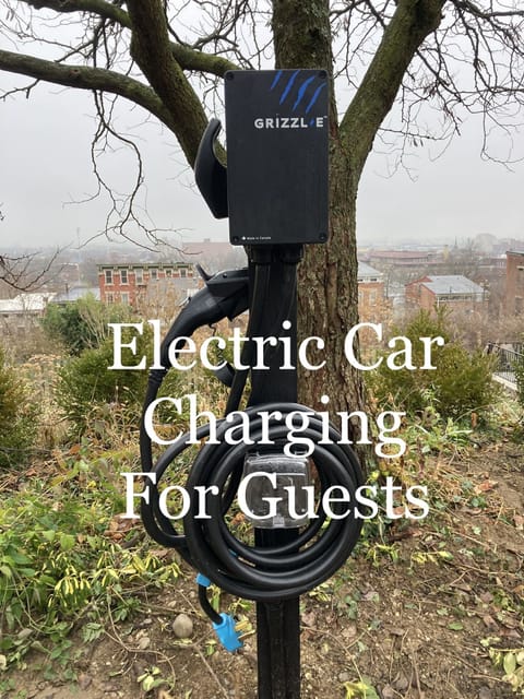 Free electric car charging for guests