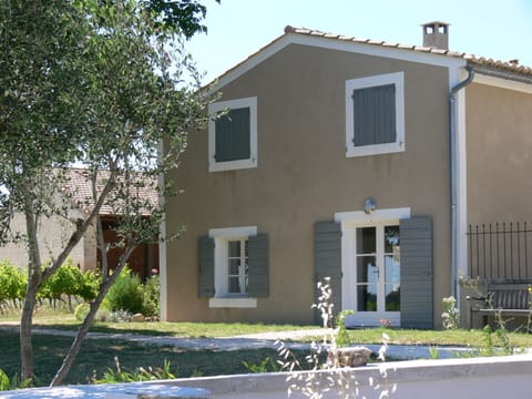 Les Marronniers from the pool house