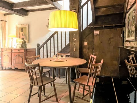 Furniture, Table, Chair, Wood, Floor, Flooring, Hardwood, House, Houseplant, Building