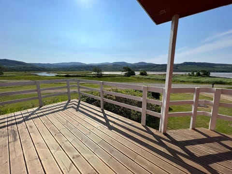 Large decking to enjoy your morning coffee on - or just to admire the view