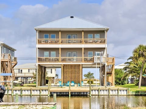 Dauphin Island Vacation Rental | 6BR | 4.5BA | Stairs Required | 3,400 Sq Ft