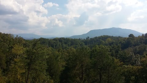 Beautiful view from front covered deck