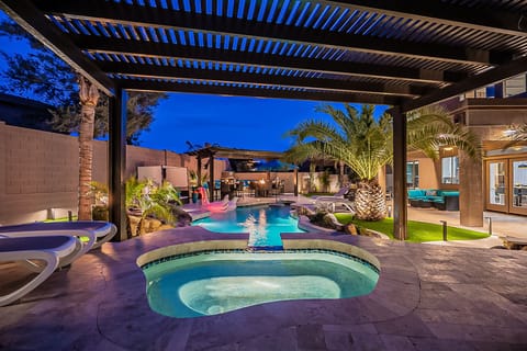 Pool | Outdoor pool, a heated pool, sun loungers