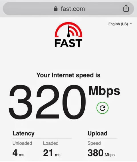 Fast Internet WiFi speed