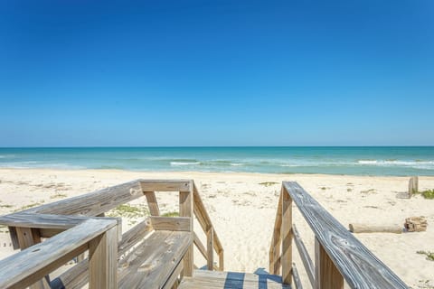 On the beach