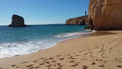 Beach nearby, sun loungers