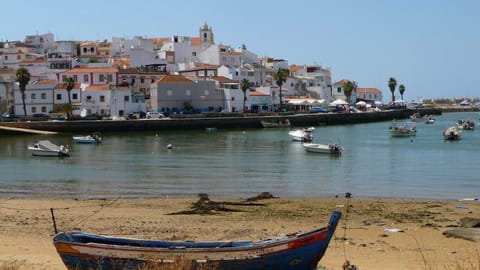 Beach nearby, sun loungers