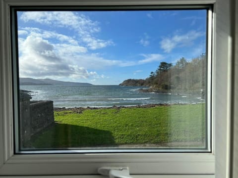 View from side window in the double bedroom