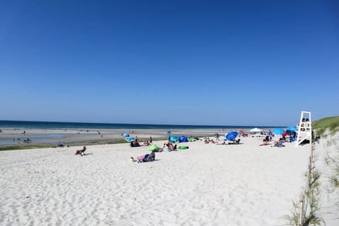 Beach nearby, sun loungers