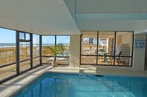 Indoor pool, a heated pool