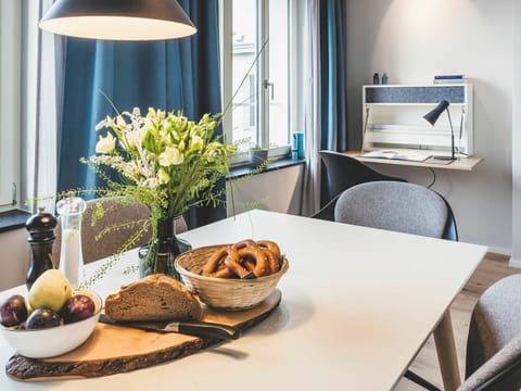 Room, Interior Design, Furniture, Table, Dining Room, Brunch, Home, Yellow, Countertop, Living Room