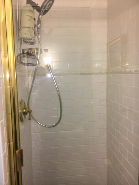 Combined shower/tub, jetted tub