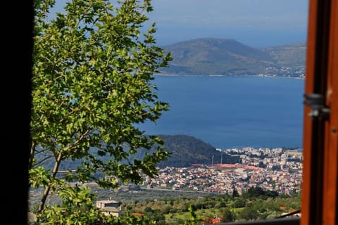 That's the view from the bed of the 1st bedroom