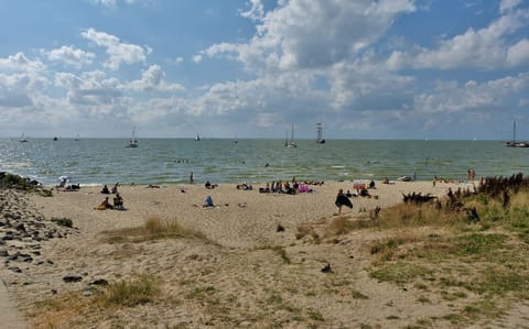 On the beach