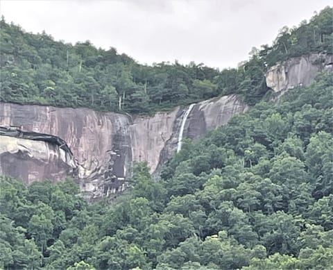 Hickory Nut Waterfall View 