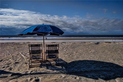 On the beach