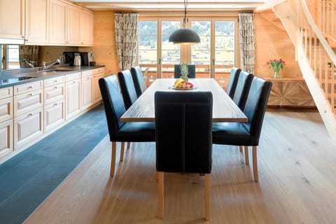 Kitchen and dining area