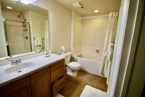 Bathroom.   Look into mirror, Includes A shower!