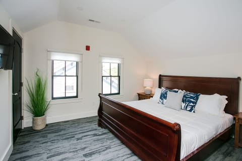 4th floor bedroom with king bed