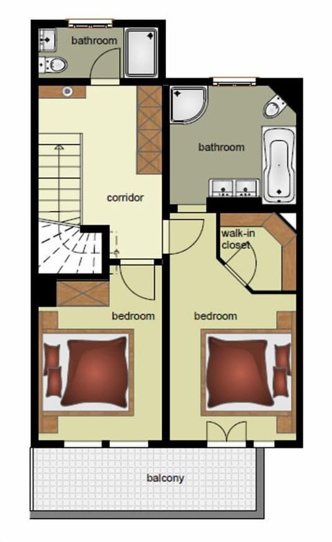 Floor plan top floor