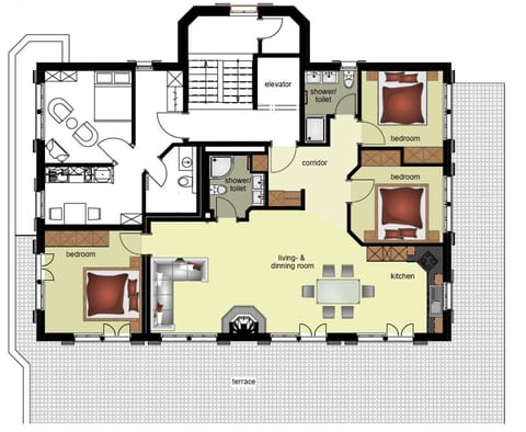Floor plan ground floor