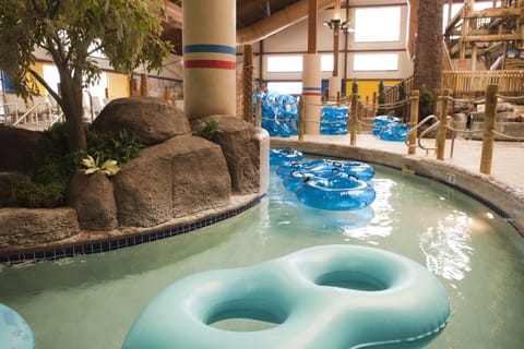 Indoor pool, a heated pool